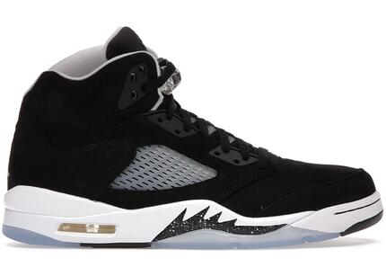 Zapatillas baloncesto - Air Jordan 5 Moonlight - Negro/Gris/Blanco