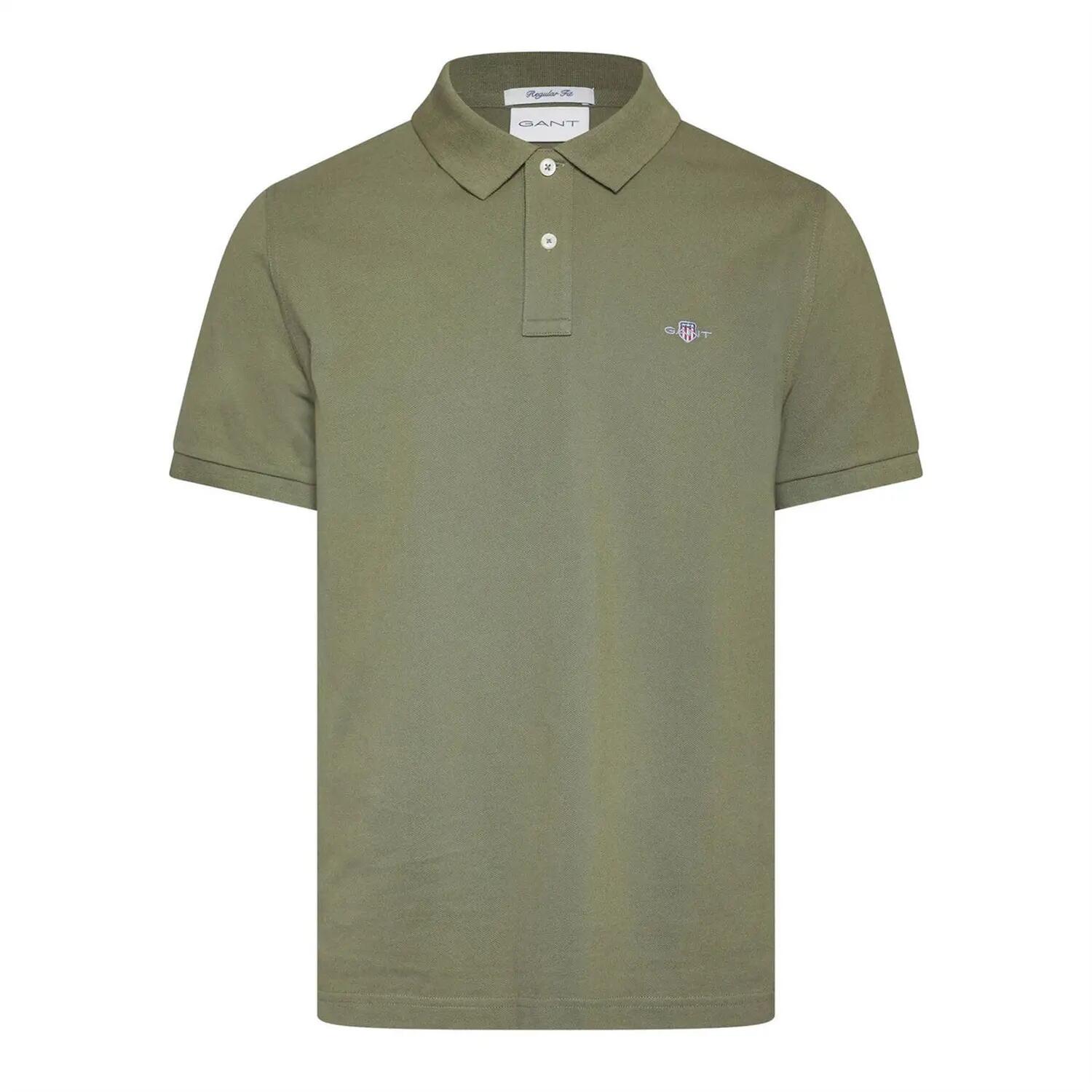 Gant Mens Classic Regular Short-Sleeved Polo Shirt
