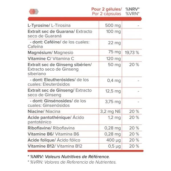 ENERGY+ 90 Caps | Vermoeidheid, Moeheid, Concentratie,Geheugen | SportDone 2/2