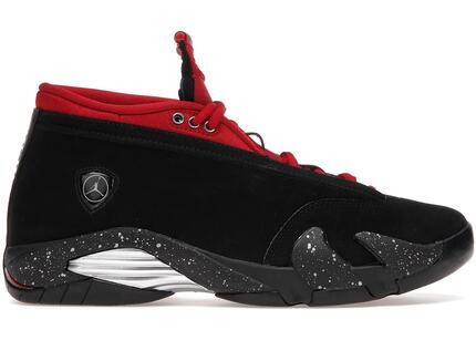 Chaussures - sport - Femme - Retro, low-top - Jordan 14 Retro Low - noir/rouge