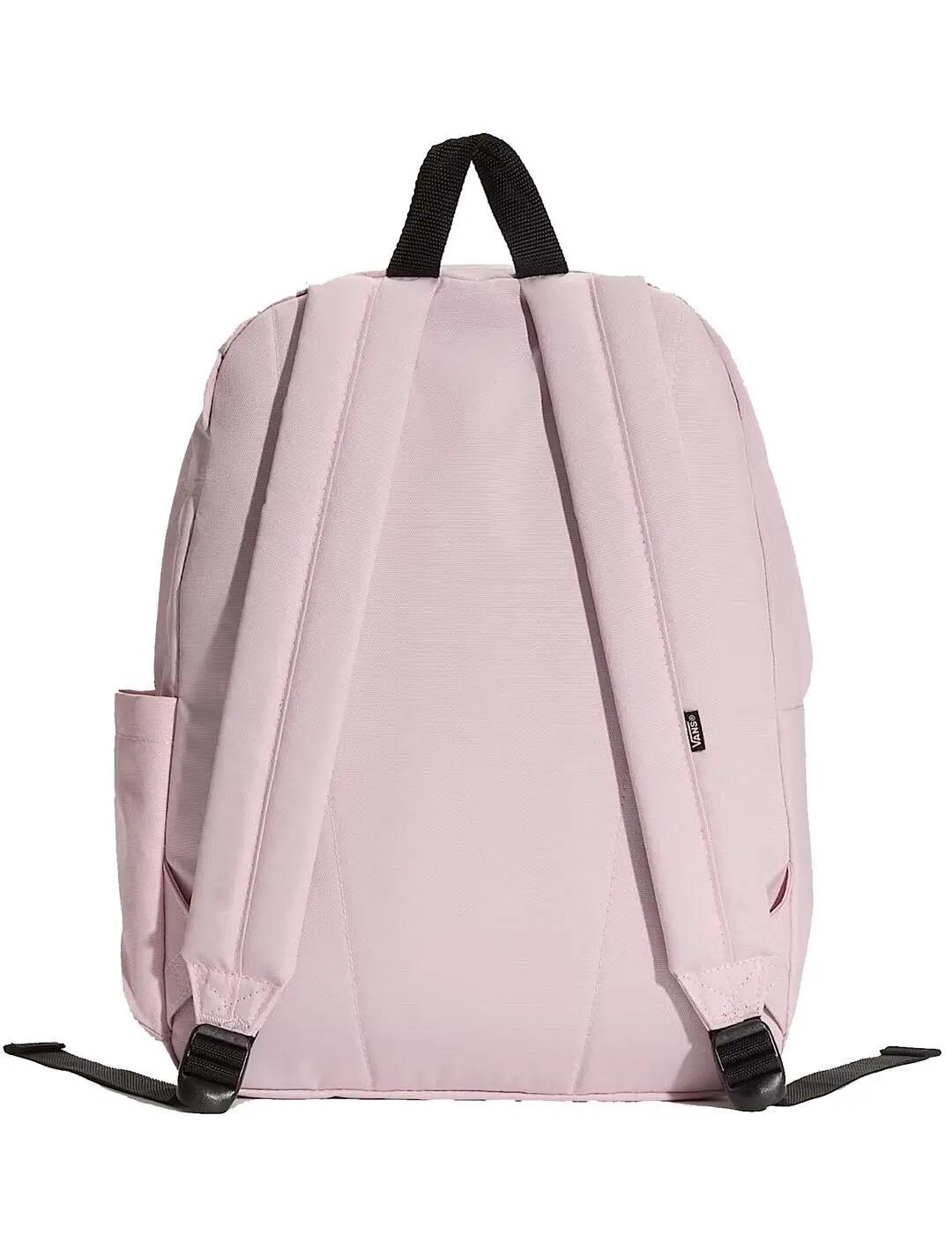 Mochila Rosa Vans Old Skool Classic Backpack Pale Peta - Diseño Icónico, Espaci 7/7
