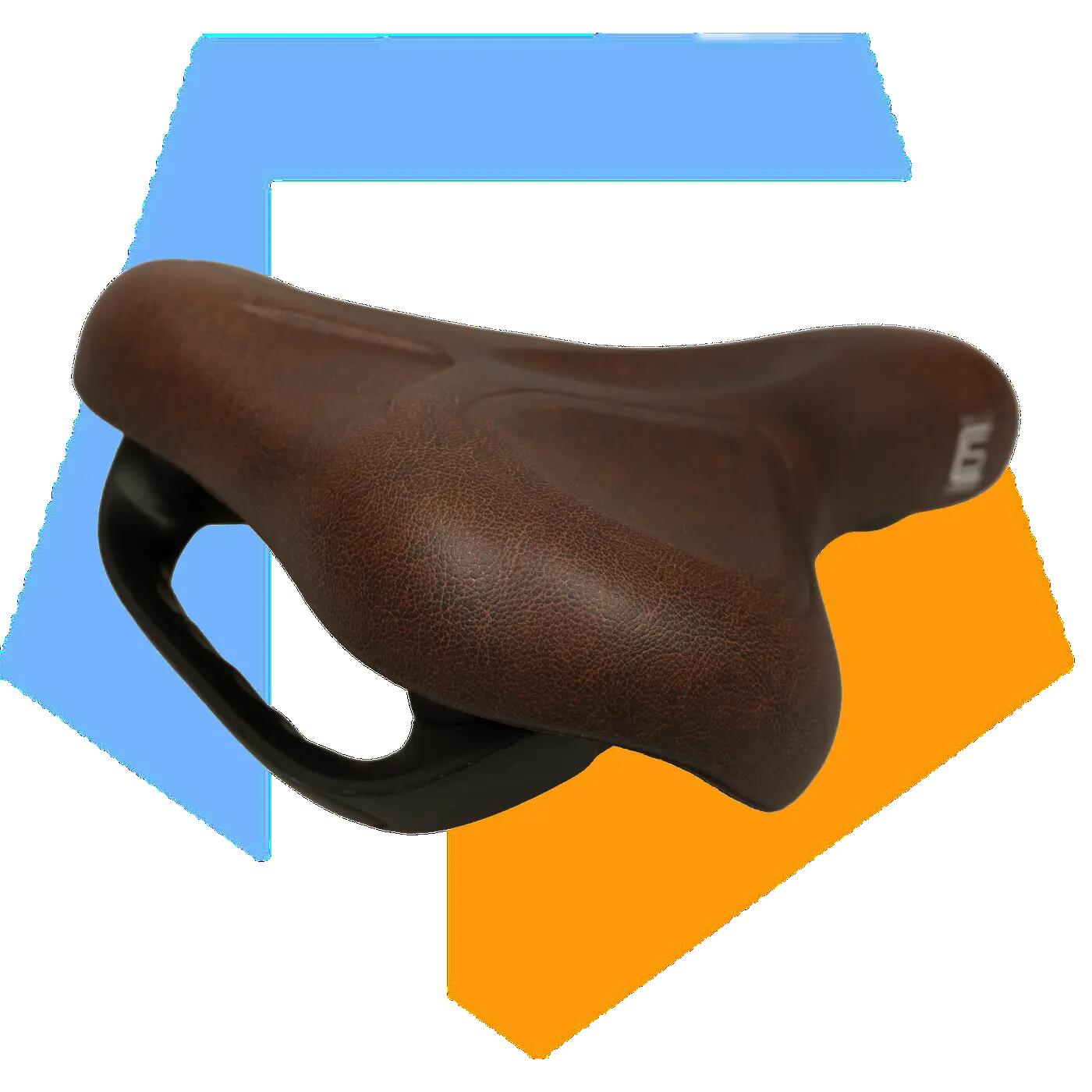 Selle Comfort E-bike Soft Fietszadel - Bruin 4/5