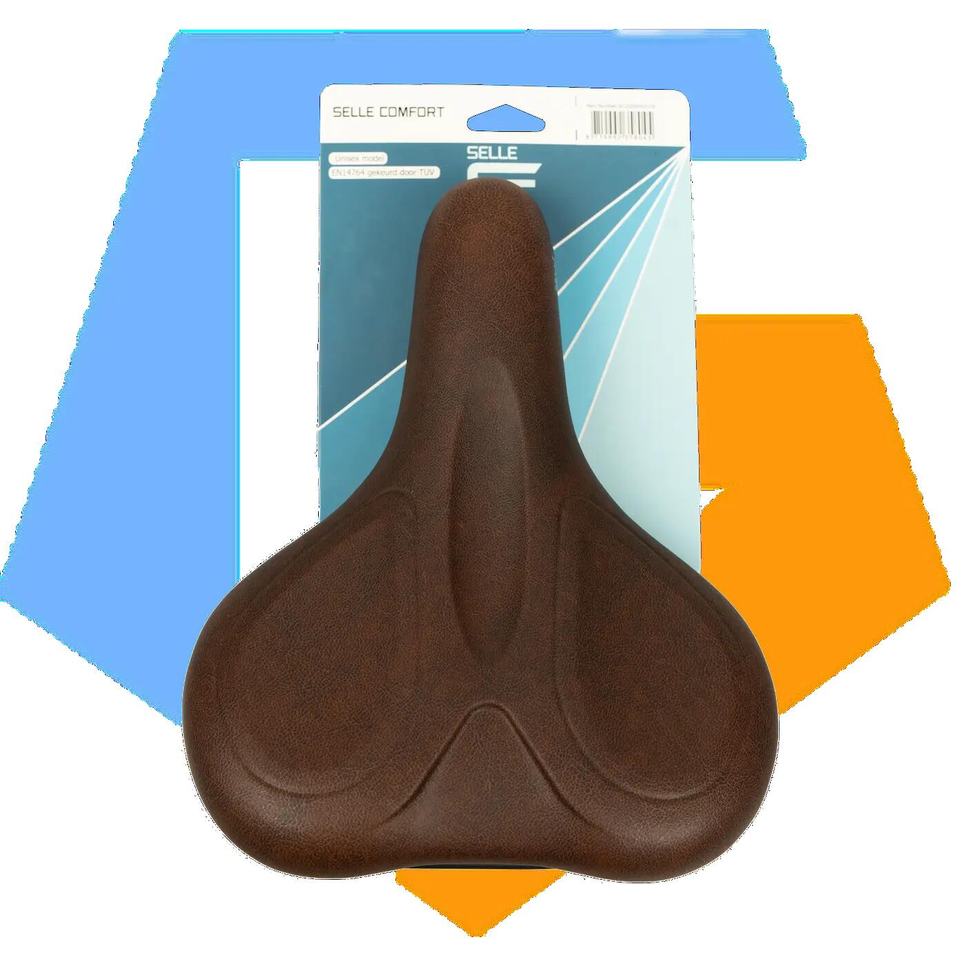 Selle Comfort E-bike Soft Fietszadel - Bruin 2/5