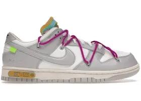 Dunk low lot 21 - White/Neutral Grey-Yellow Strike-Fuchsia 2/4