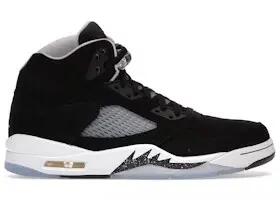 Zapatillas baloncesto - Air Jordan 5 Moonlight - Negro/Gris/Blanco