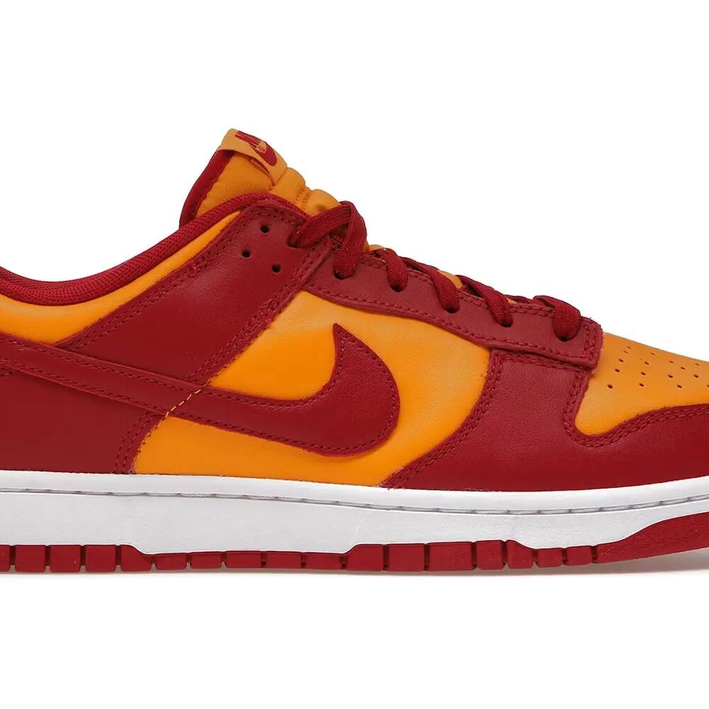 Lifestyle - Shoes - Dunk Low - Leather, low - Gold/Red/White