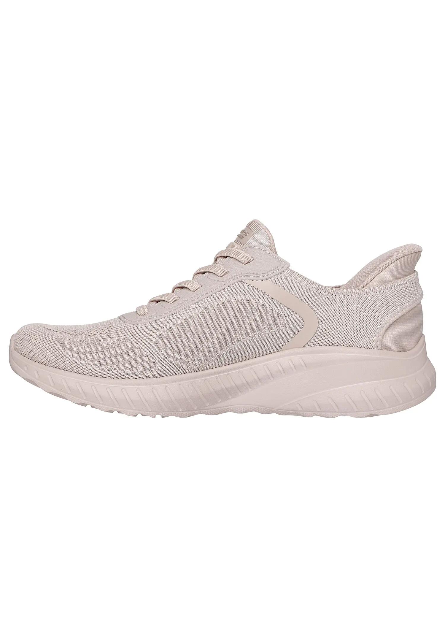 Zapatillas Mujer Skechers Bobs Squad Chaos Beige 5/7