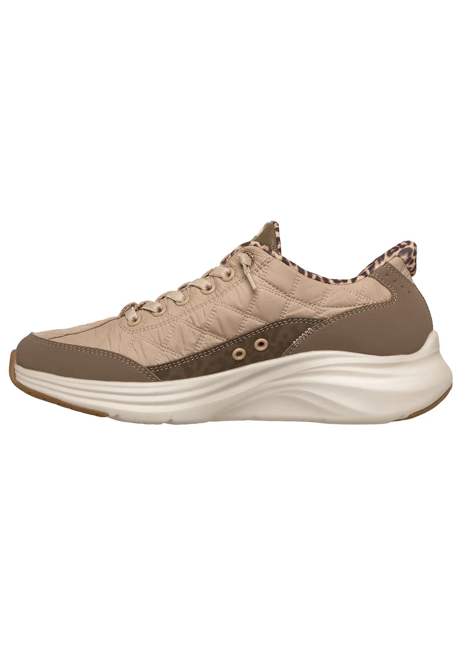 Baskets Femme Marron Skechers CONTOUR FOAM-LEOPARD DREAM 5/5