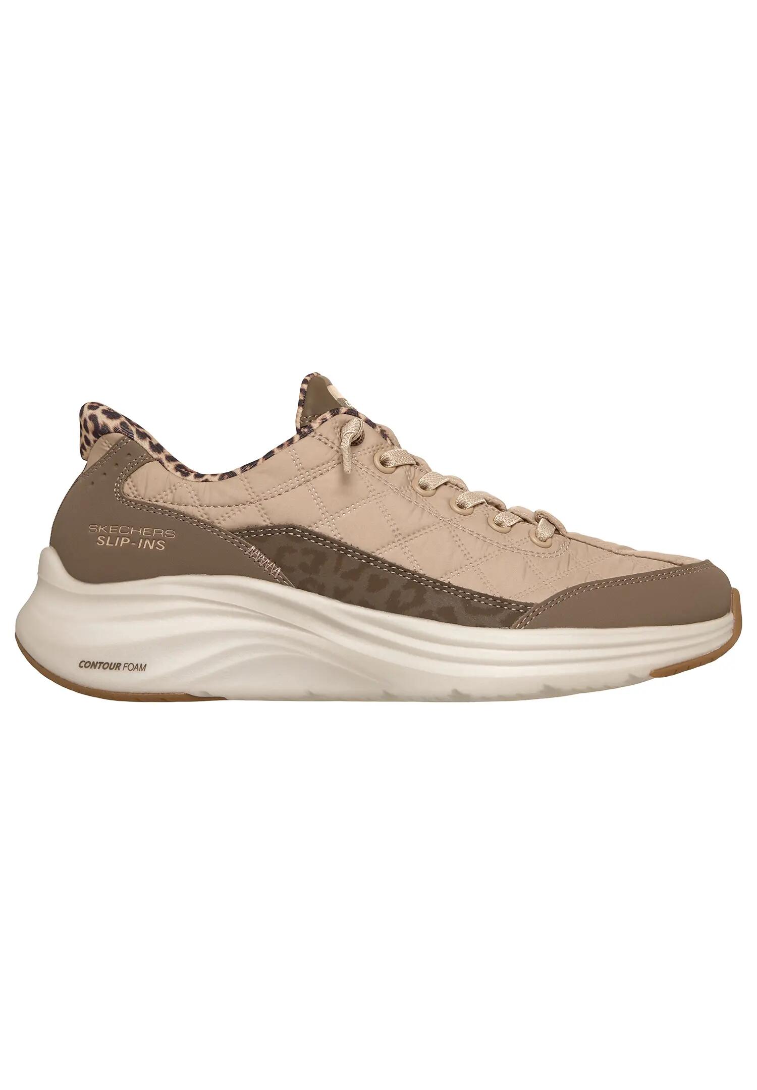 Baskets Femme Marron Skechers CONTOUR FOAM-LEOPARD DREAM 4/5