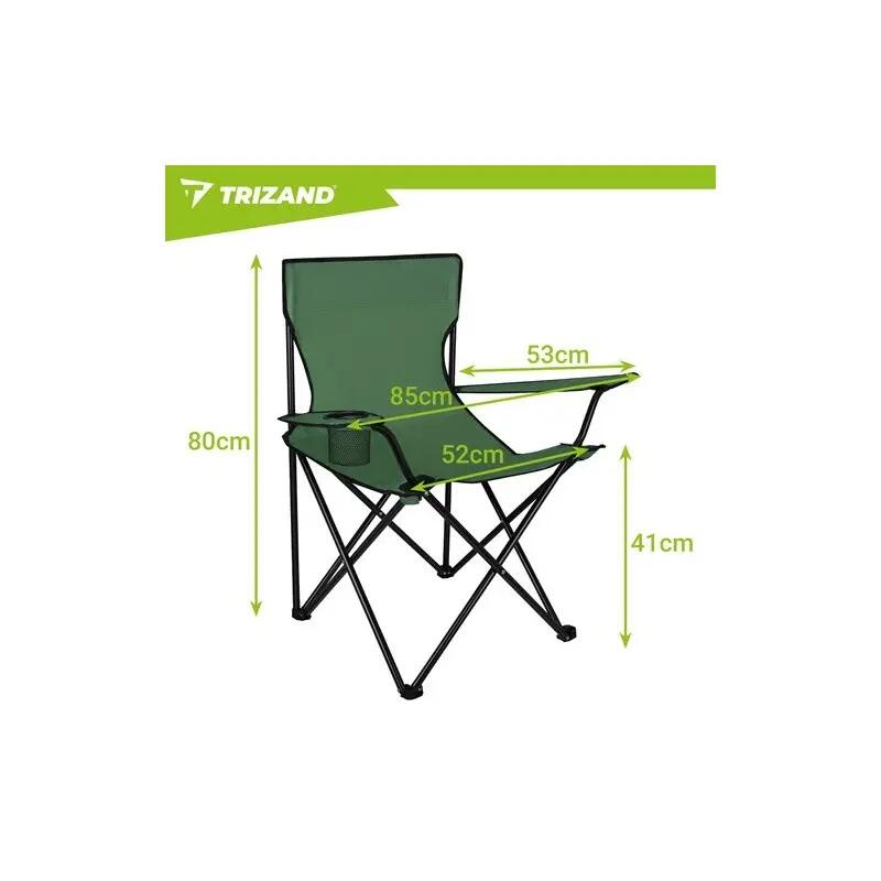 Krzesło Wędkarskie Składane Turystyczne Fotel na Ryby Kempingowe Rybackie 13/13