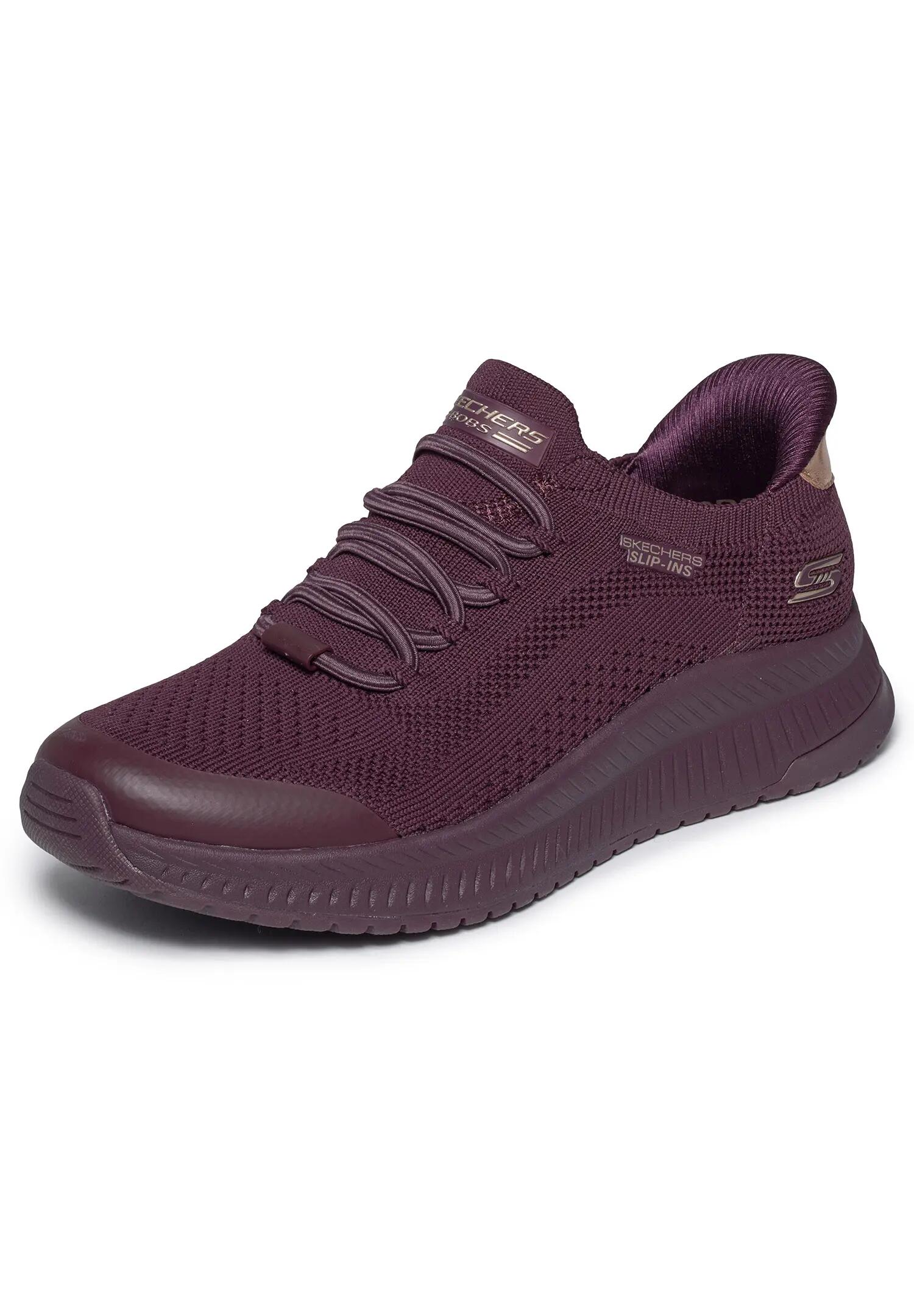 Zapatillas Dames Skechers Bobs Squad 4 - Dire Step Bordeaux 2/5