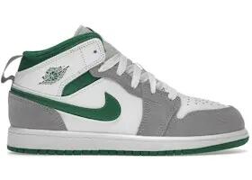 Chaussures - enfant - mi-montantes cuir - jordan 1 - blanc/pine 3/3