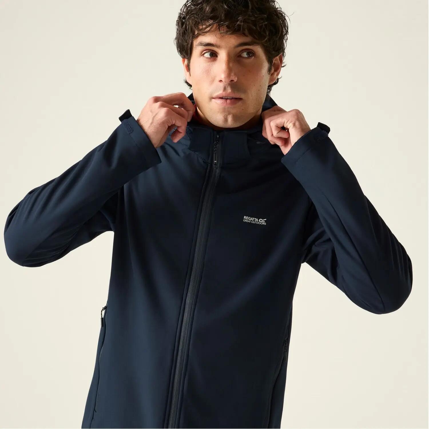Regatta Softshelljacke Denvo mit Kapuze für Herren 4/12