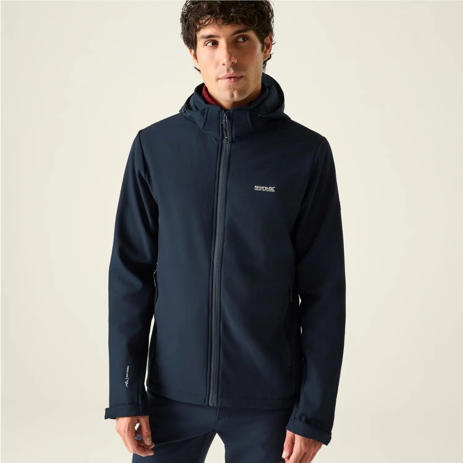 Regatta Softshelljacke Denvo mit Kapuze für Herren 2/12