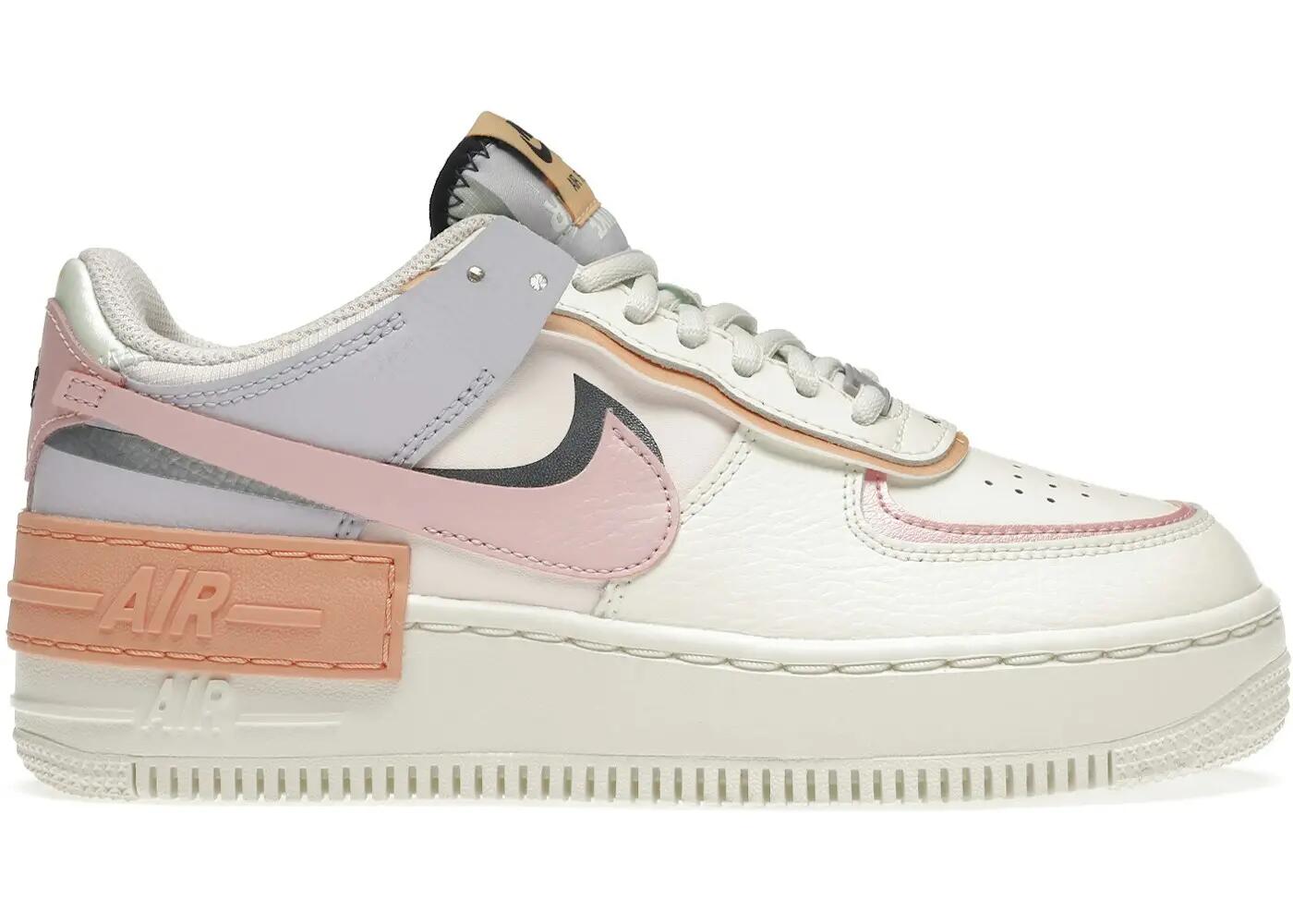 Scarpe - lifestyle - donna - air force 1 shadow - sail/rosa 2/3