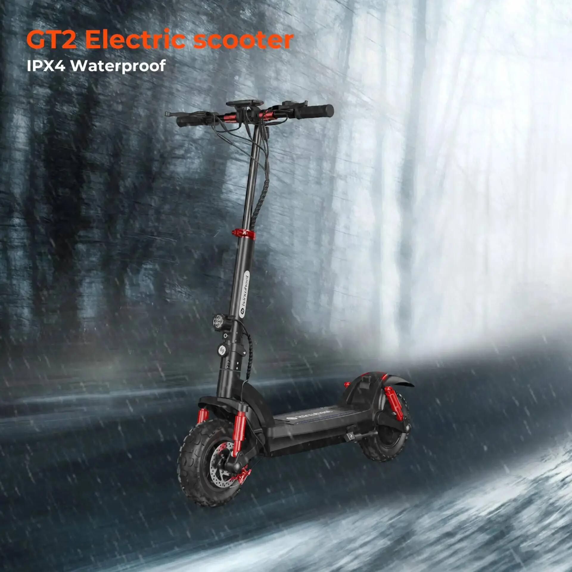 Patinete eléctrico plegable isinwheel GT2-DGT｜Batería 48V 15Ah｜Neumático 11" 8/9