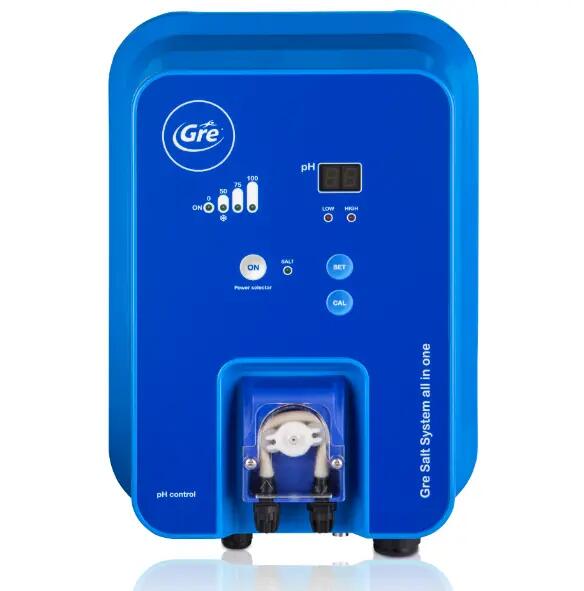 Électrolyse au sel et contrôleur de pH tout-en-un jusqu'à 60 m3 3/3