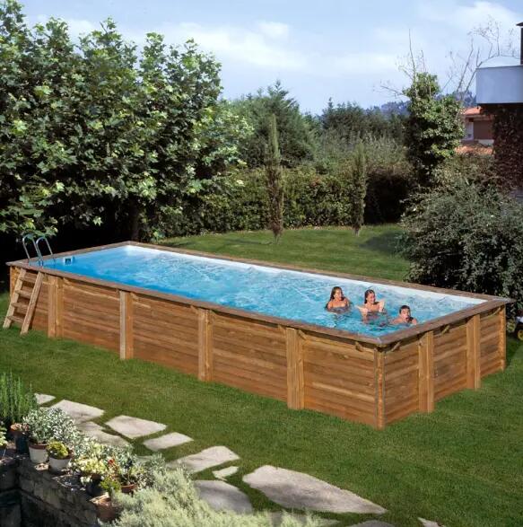 Piscine en bois Sunbay City - 225 x 225 x 68 cm carrée 2/7