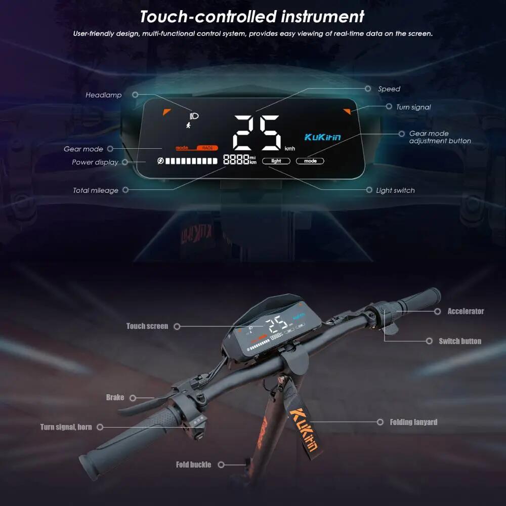 Opvouwbare Elektrische Step G2(VMP) Snelheid 25km/h, 10" Banden, 48V 15.6Ah Accu 8/12