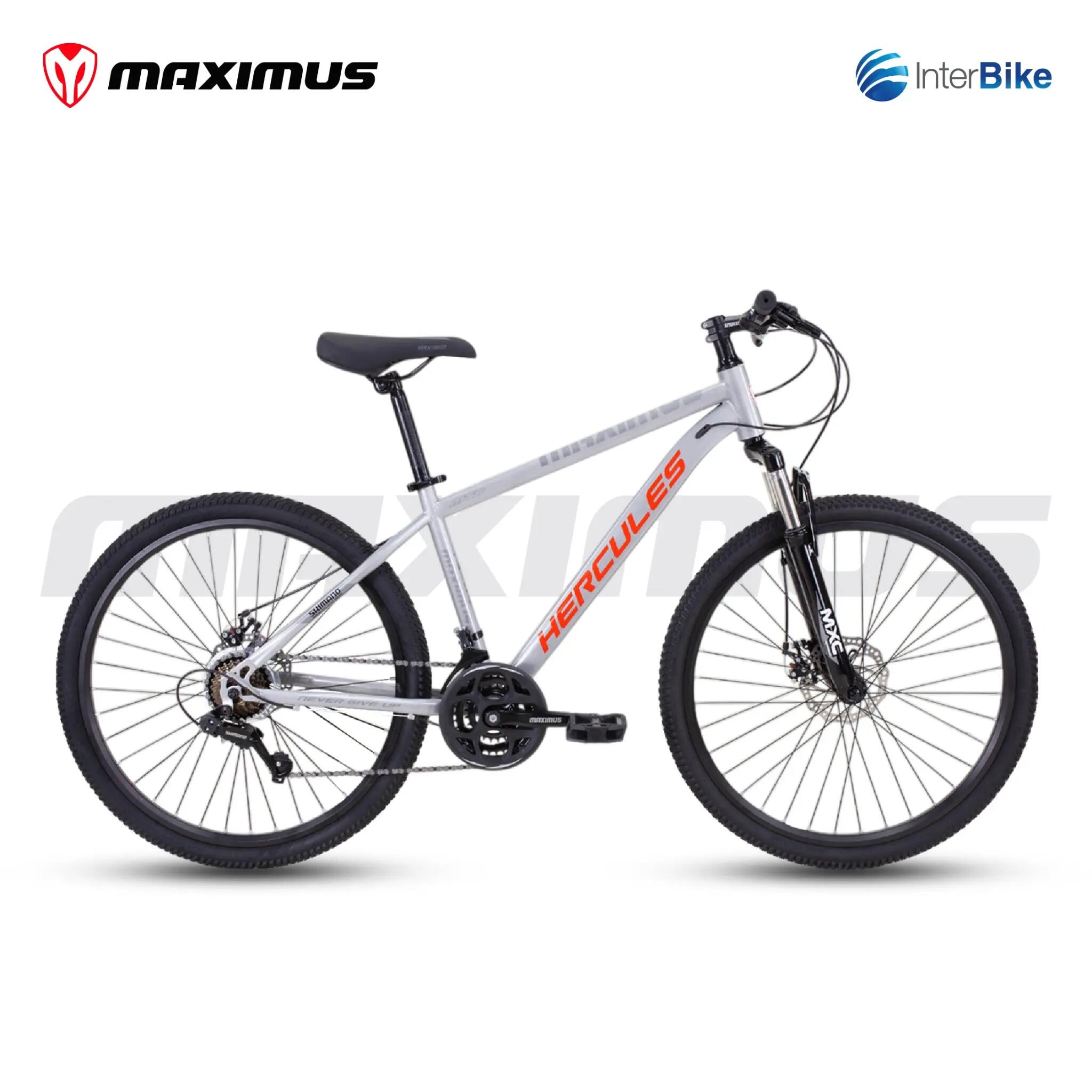 [Self-assembly] Maximas HERCULES mountain bike, 26-inch wheels, silver (Partner brand)