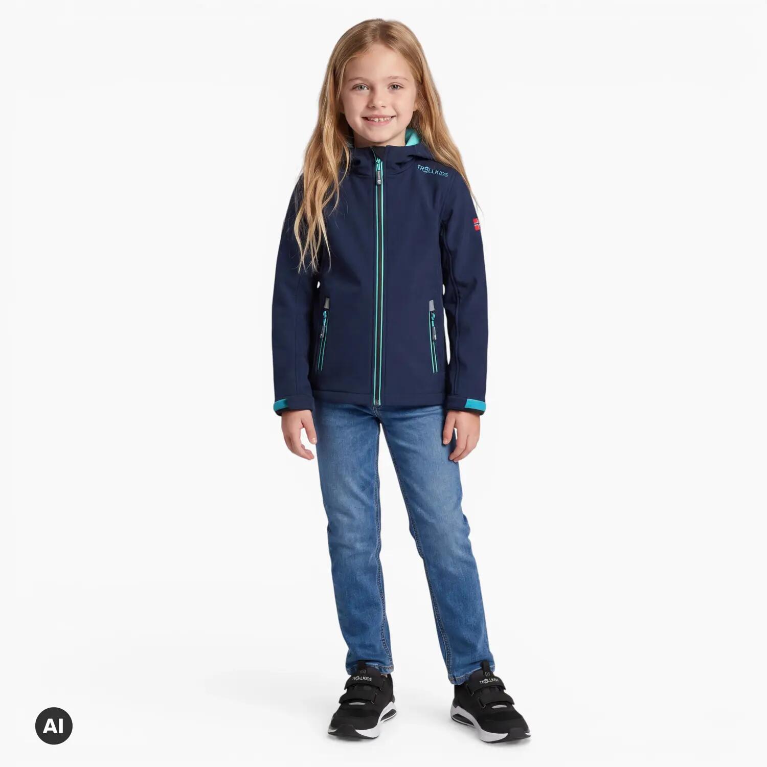 Girls Trollfjord Jacket 2/4