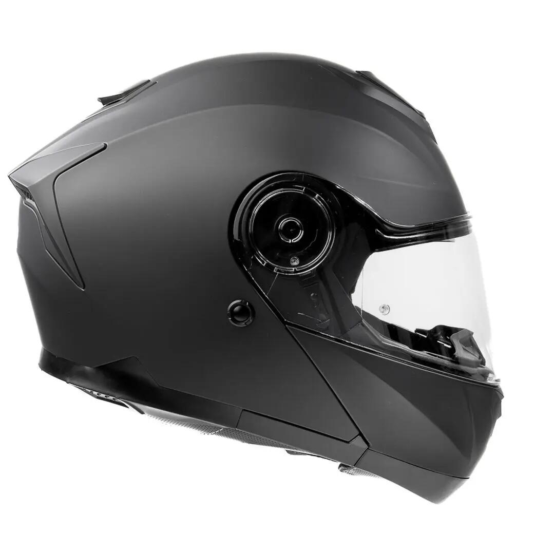 MOTOBLOUZ Casque Modulable SPECTRON EVO Full black | ECE 22.06 5/7
