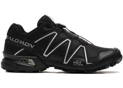 Herren - Trail - Schuhe - Griffig - Speedcross3 - Schwarz/Silber