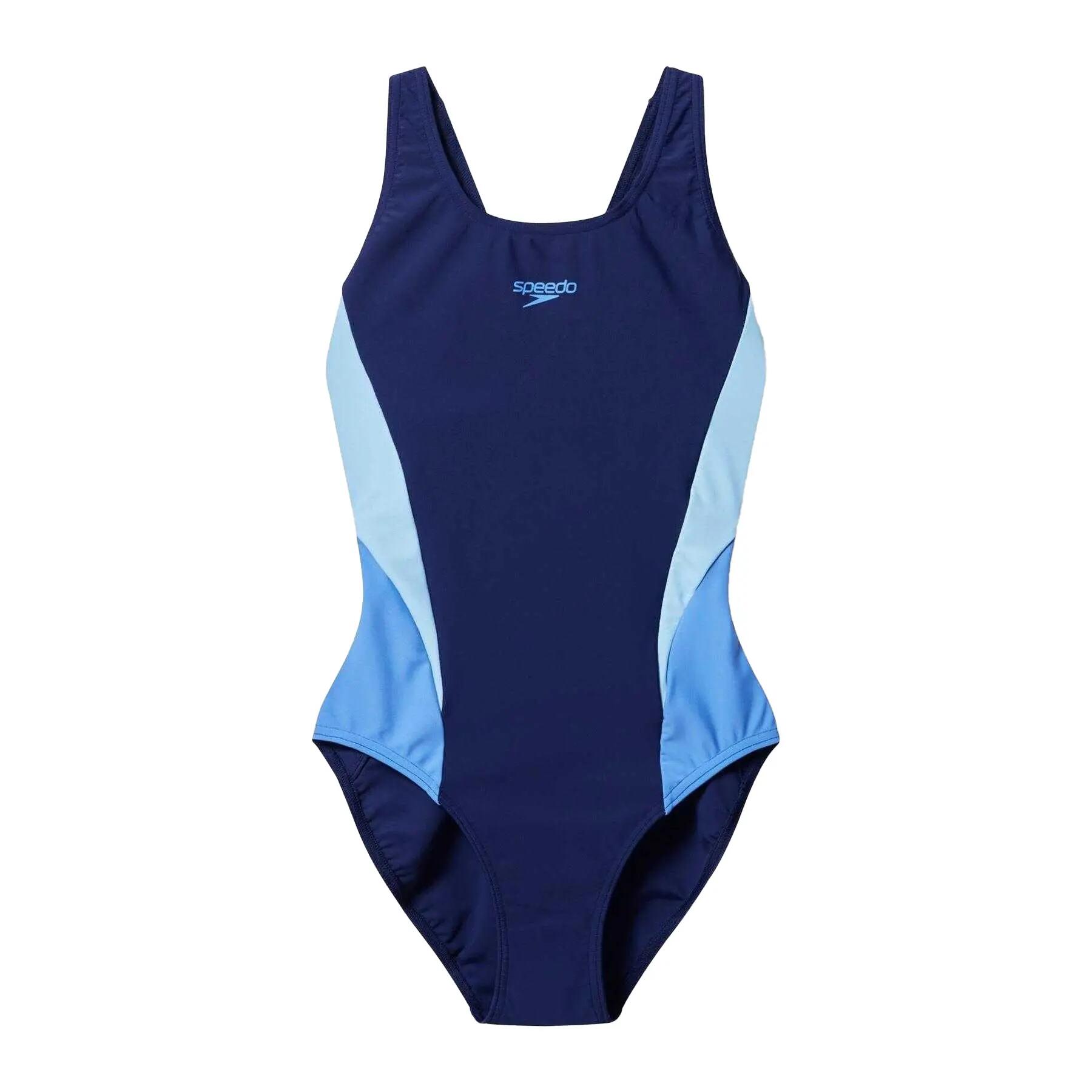 Speedo Womens/Ladies Colour Block One Piece Swimsuit