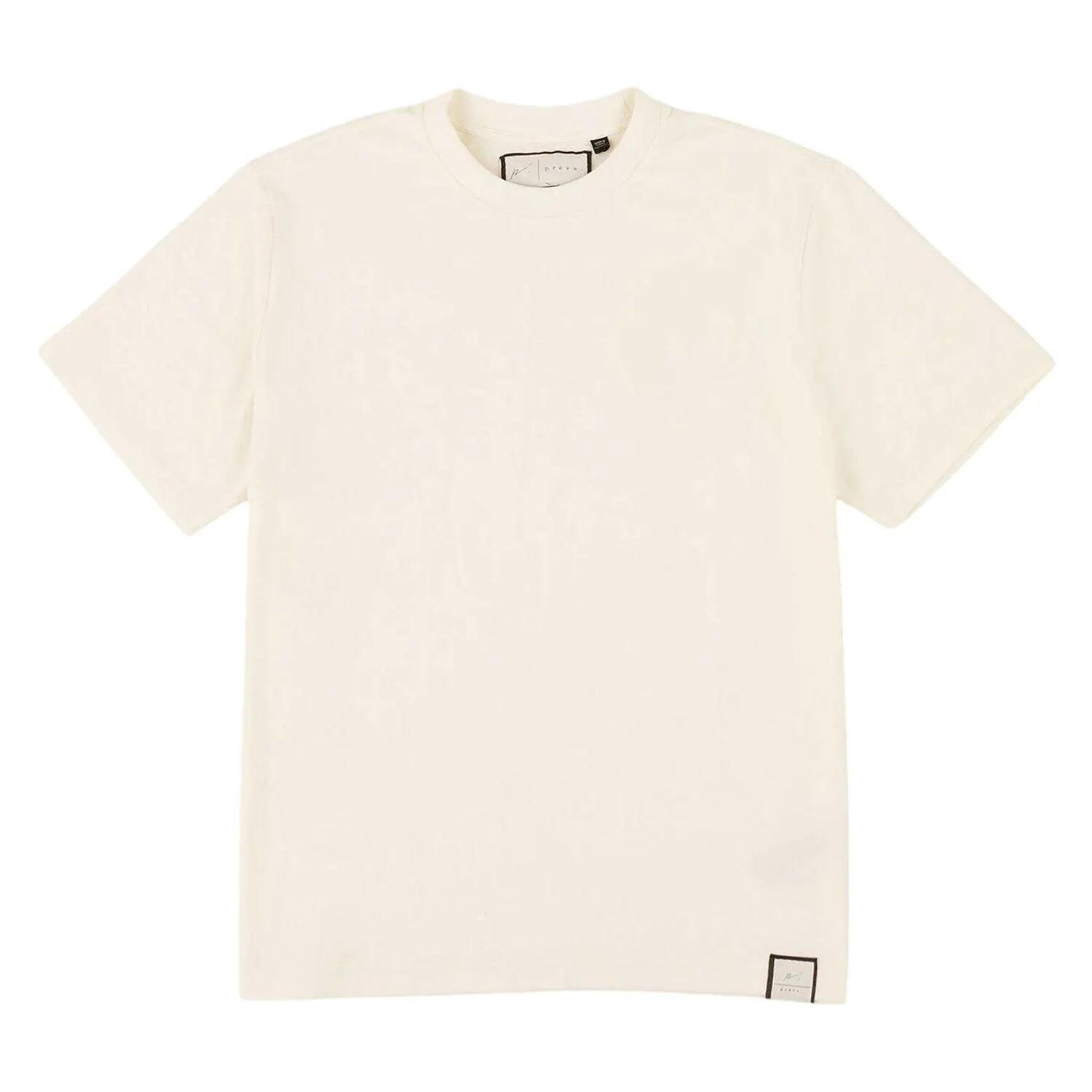 Prevu Mens Abrey Herringbone Short-Sleeved T-Shirt