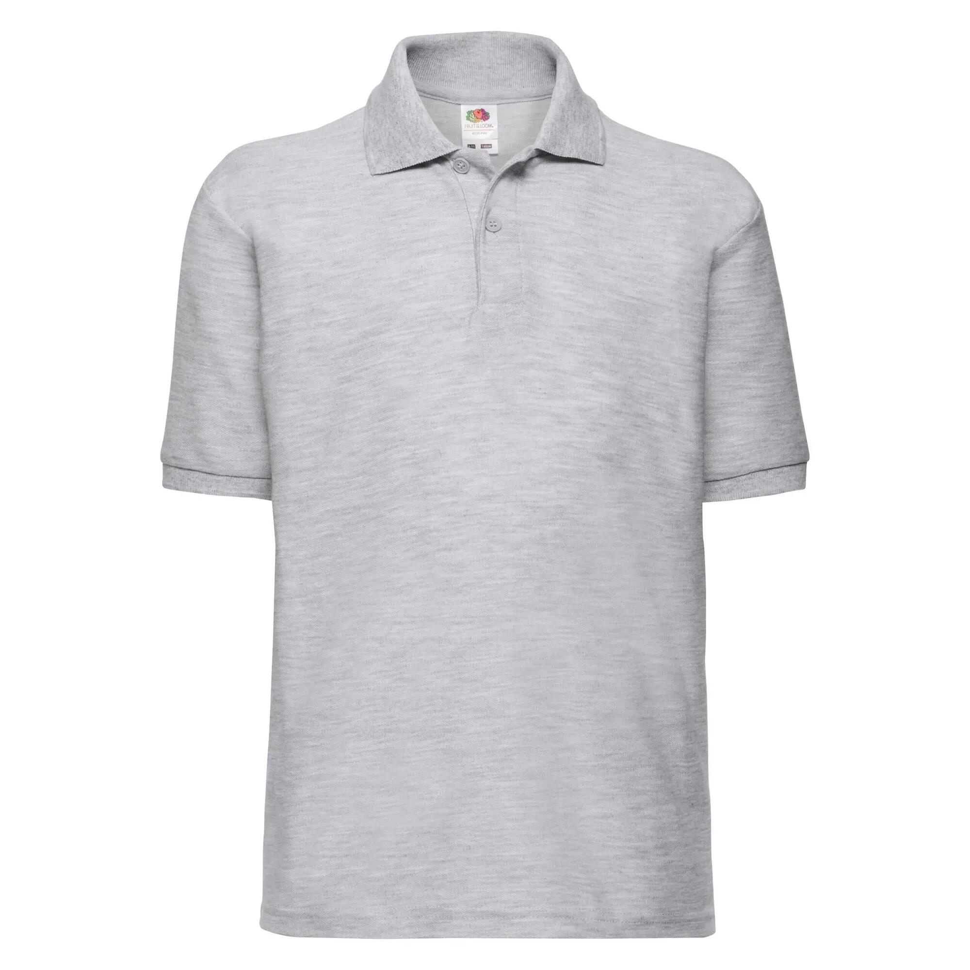 Fruit of the Loom Childrens/Kids 65/35 Plain Pique Polo Shirt