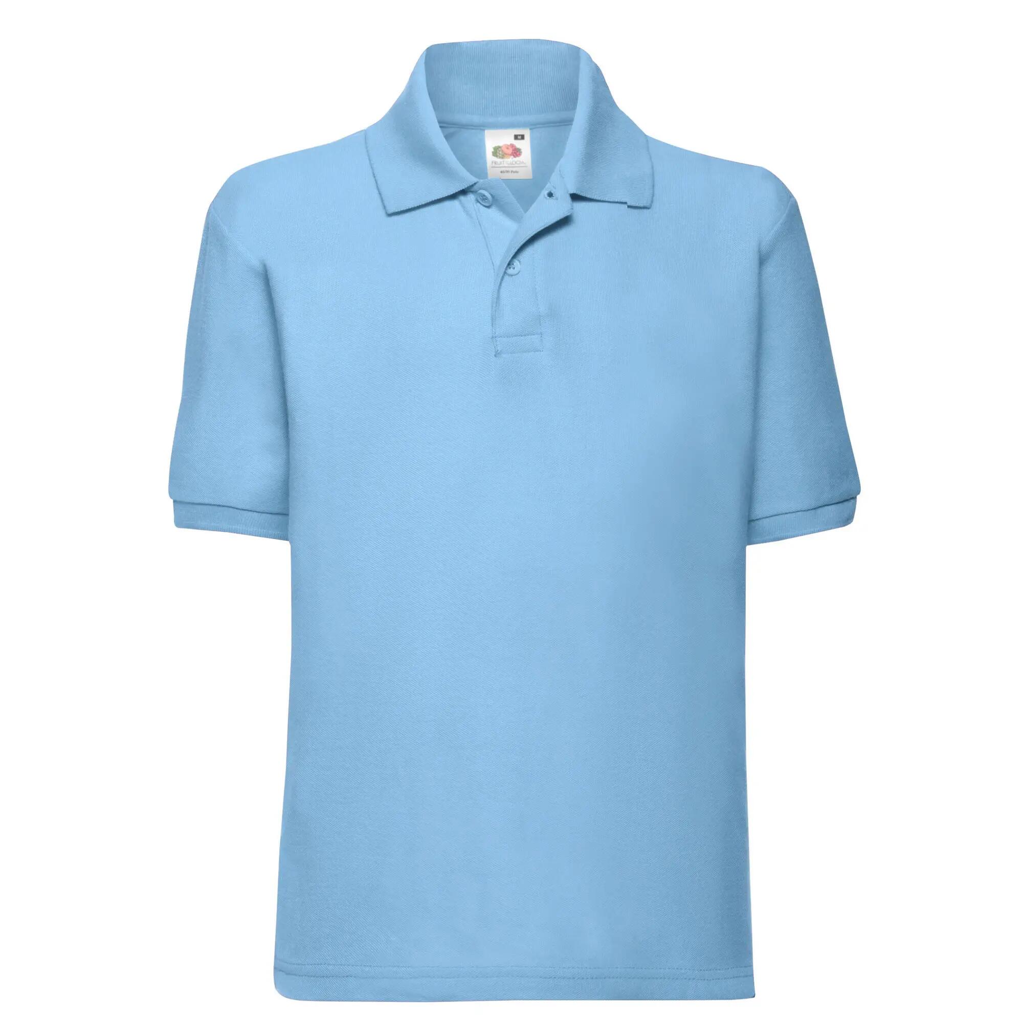 Fruit of the Loom Childrens/Kids 65/35 Plain Pique Polo Shirt