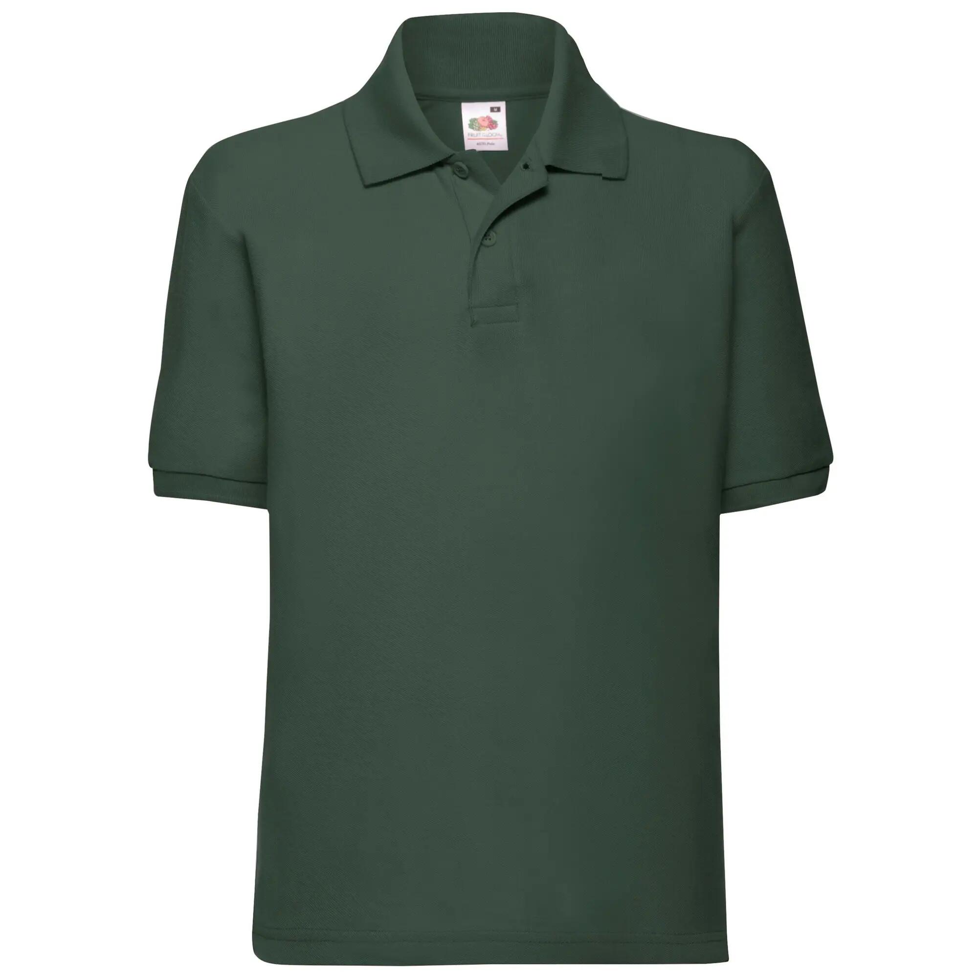 Fruit of the Loom Childrens/Kids 65/35 Plain Pique Polo Shirt