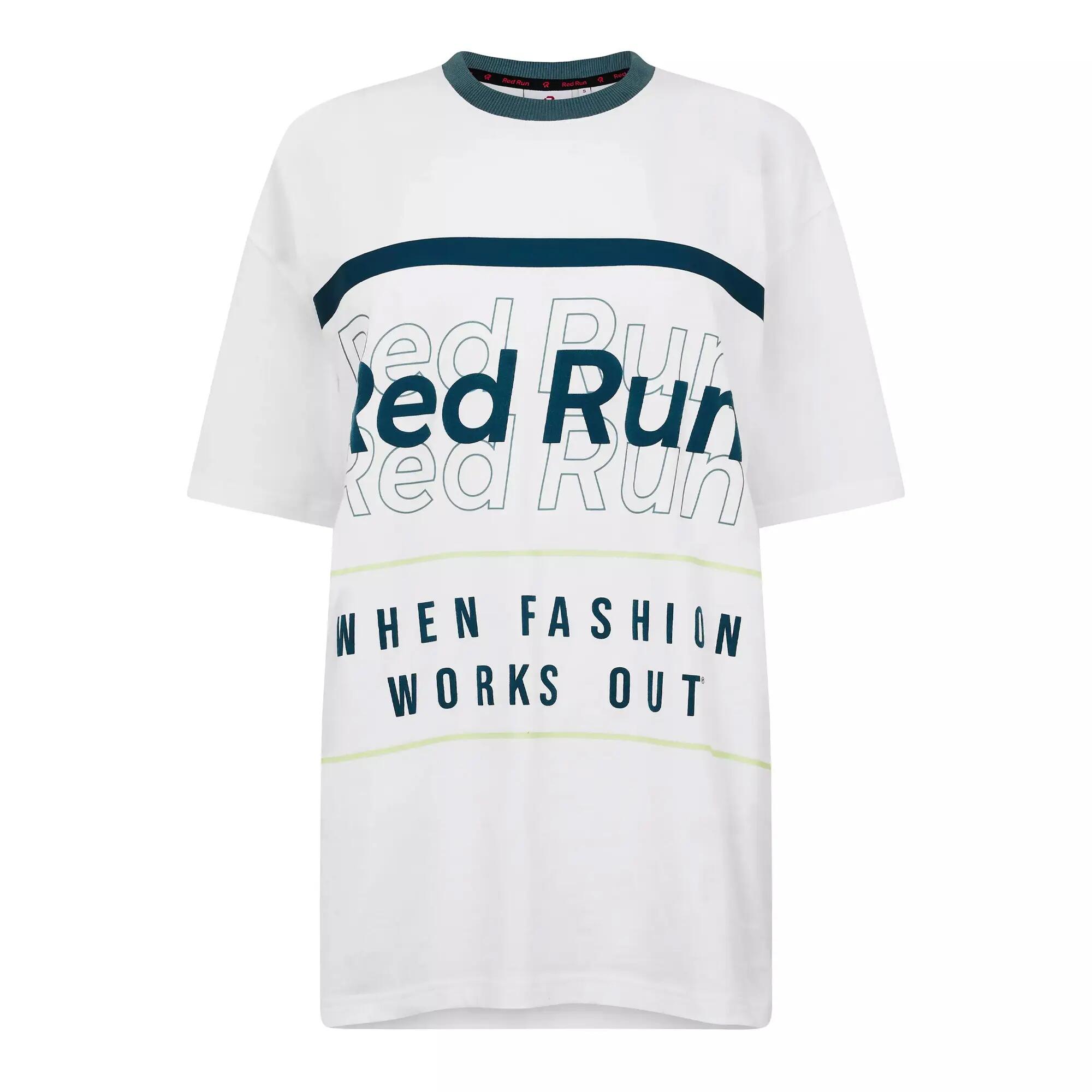 Red Run Womens/Ladies Skyline T-Shirt