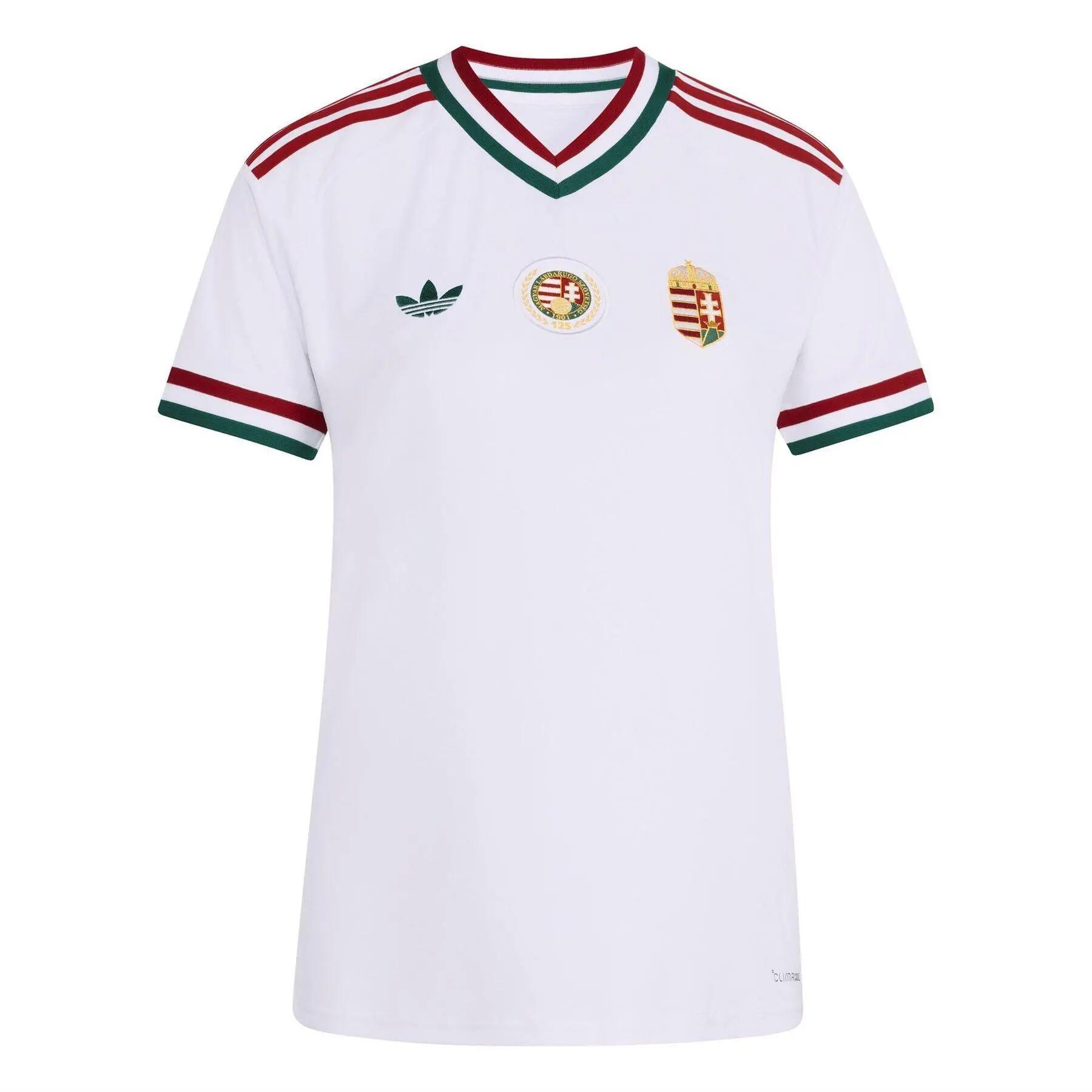 Adidas Womens/Ladies Hungary Wicking Short-Sleeved Football Shirt