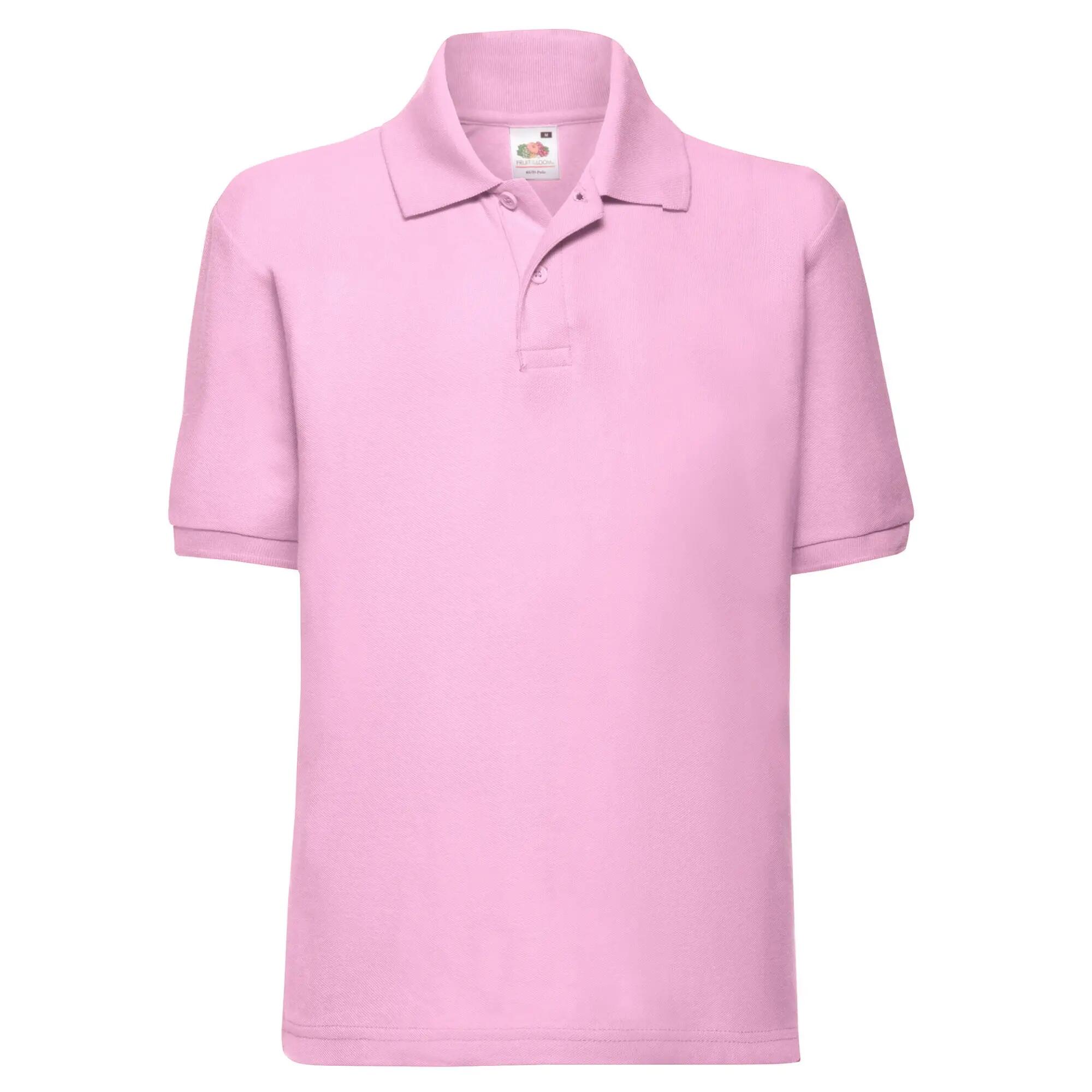 Fruit of the Loom Childrens/Kids 65/35 Plain Pique Polo Shirt