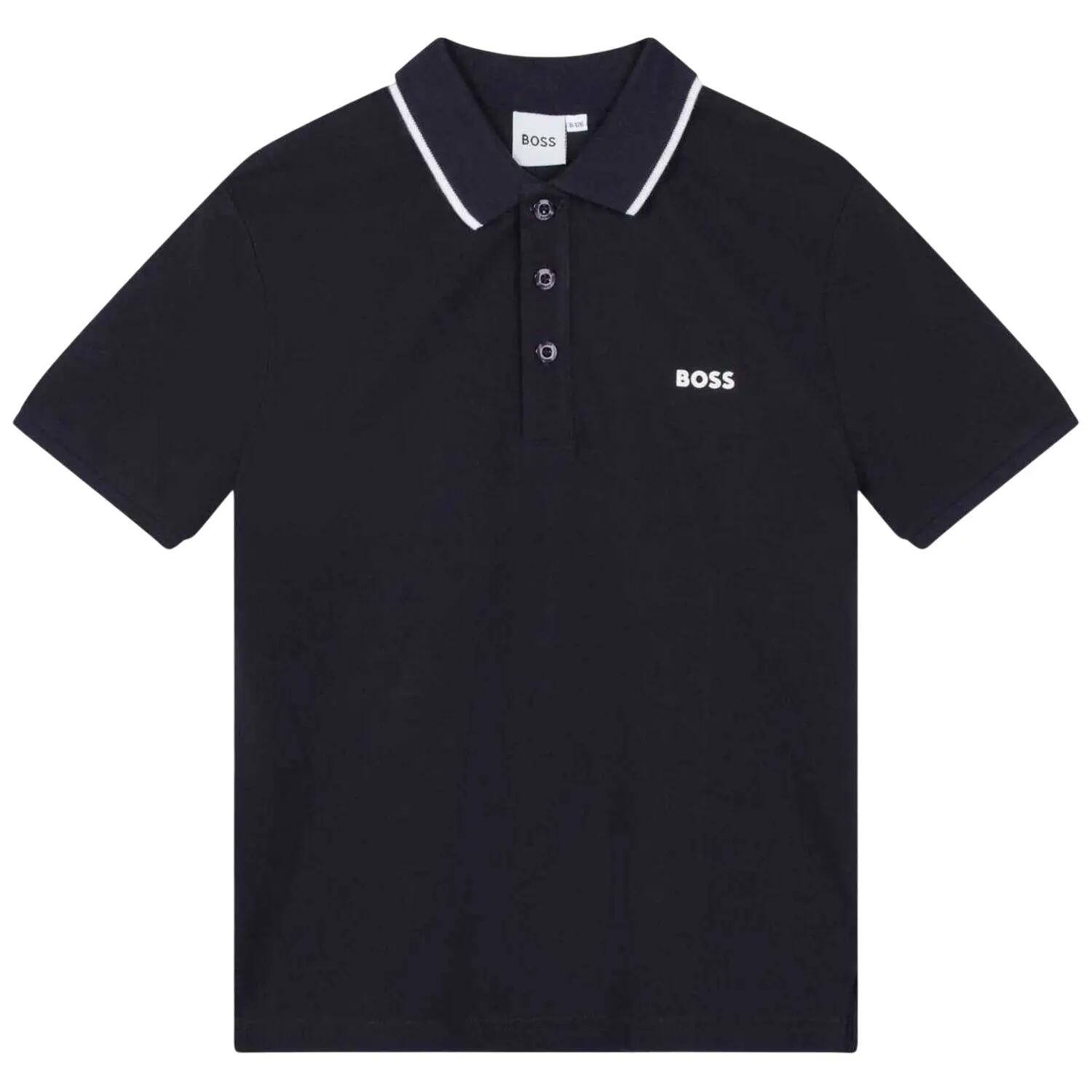 Boss Childrens/Kids Contrast Trim Polo Shirt