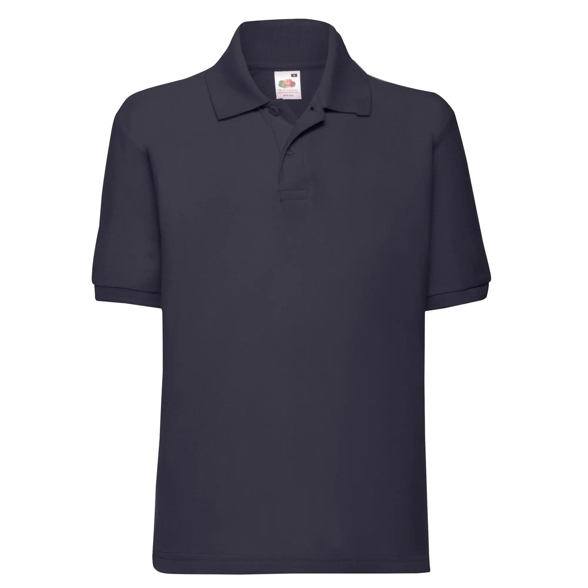 Fruit of the Loom Childrens/Kids 65/35 Plain Pique Polo Shirt