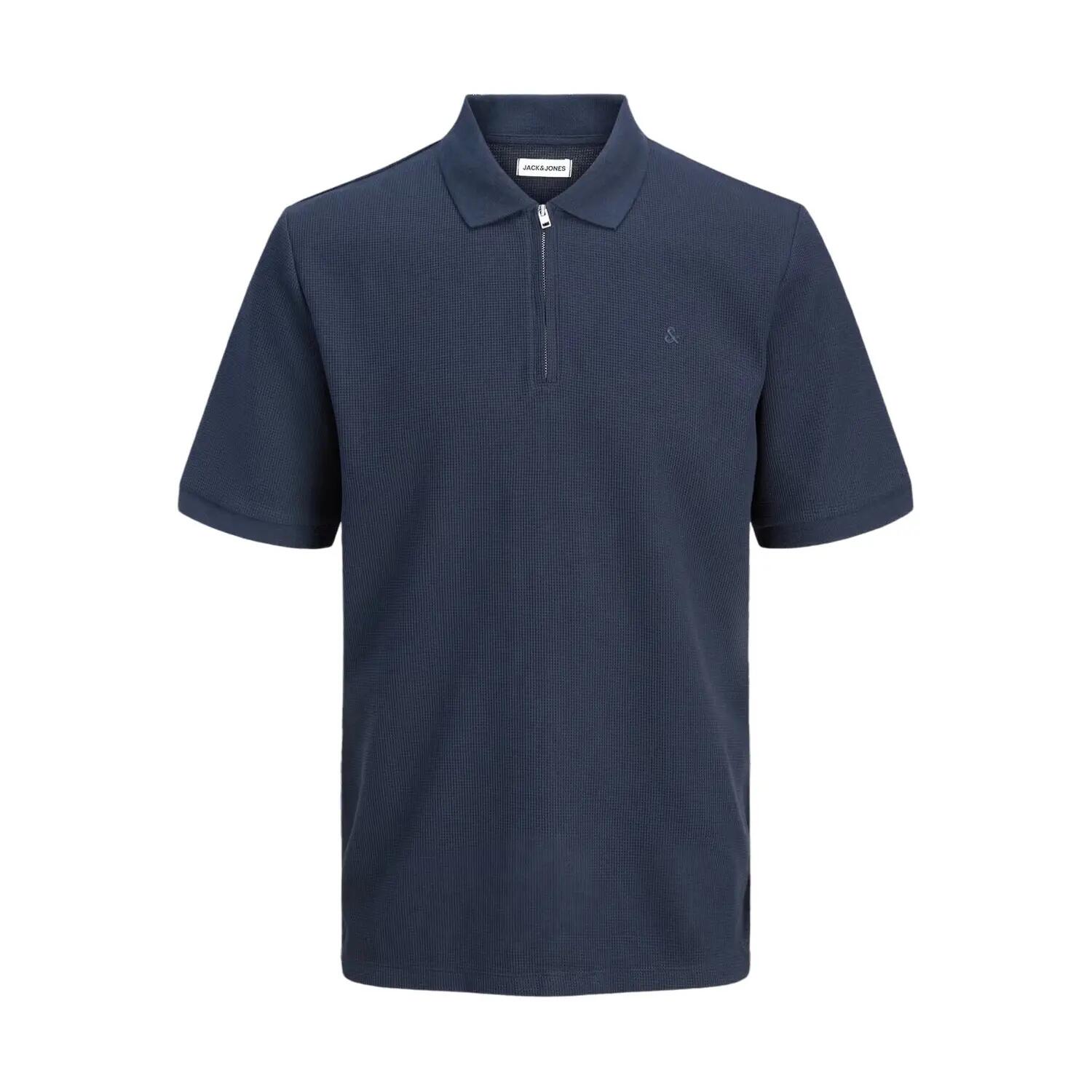 Jack And Jones Mens Half Zip Plus Polo Shirt
