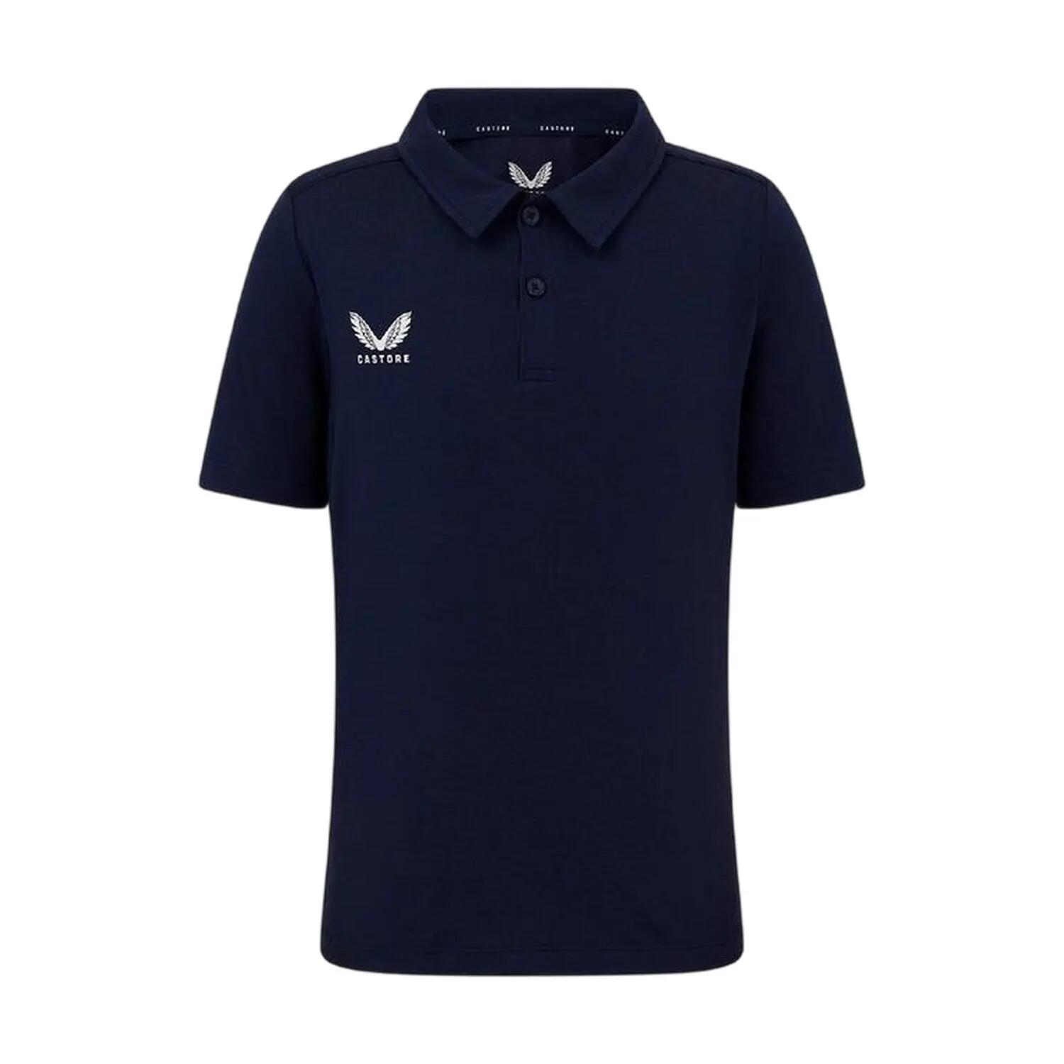 Castore Childrens/Kids Chest Logo Short-Sleeved Polo Shirt