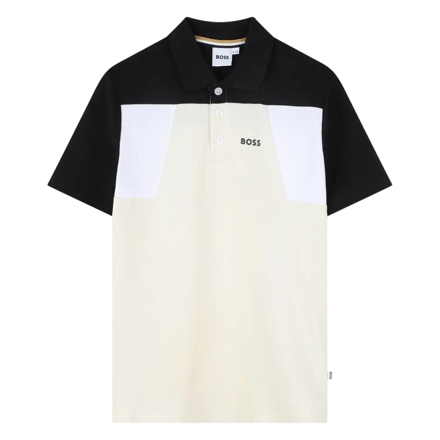 Boss Childrens/Kids Colour Block Polo Shirt