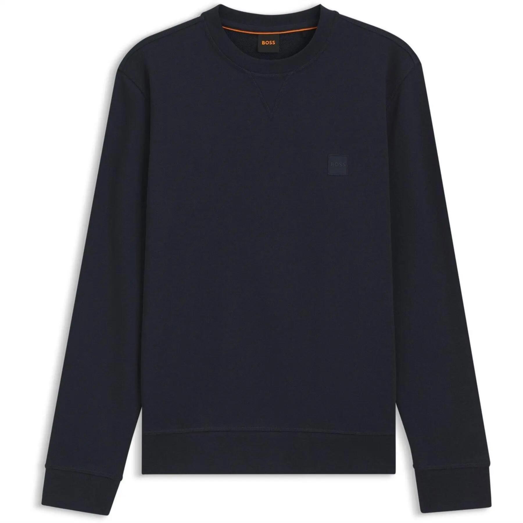 Boss Mens Westart Premium Cotton Crew Neck Sweatshirt
