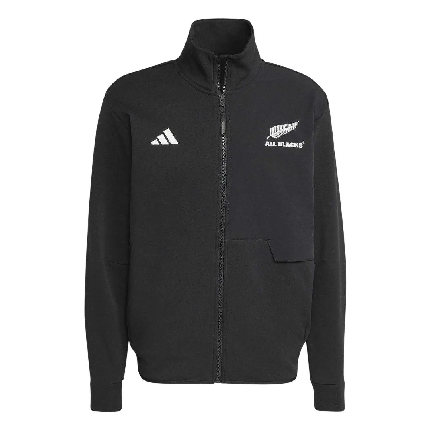 Adidas Mens Anthem New Zealand All Blacks Track Jacket