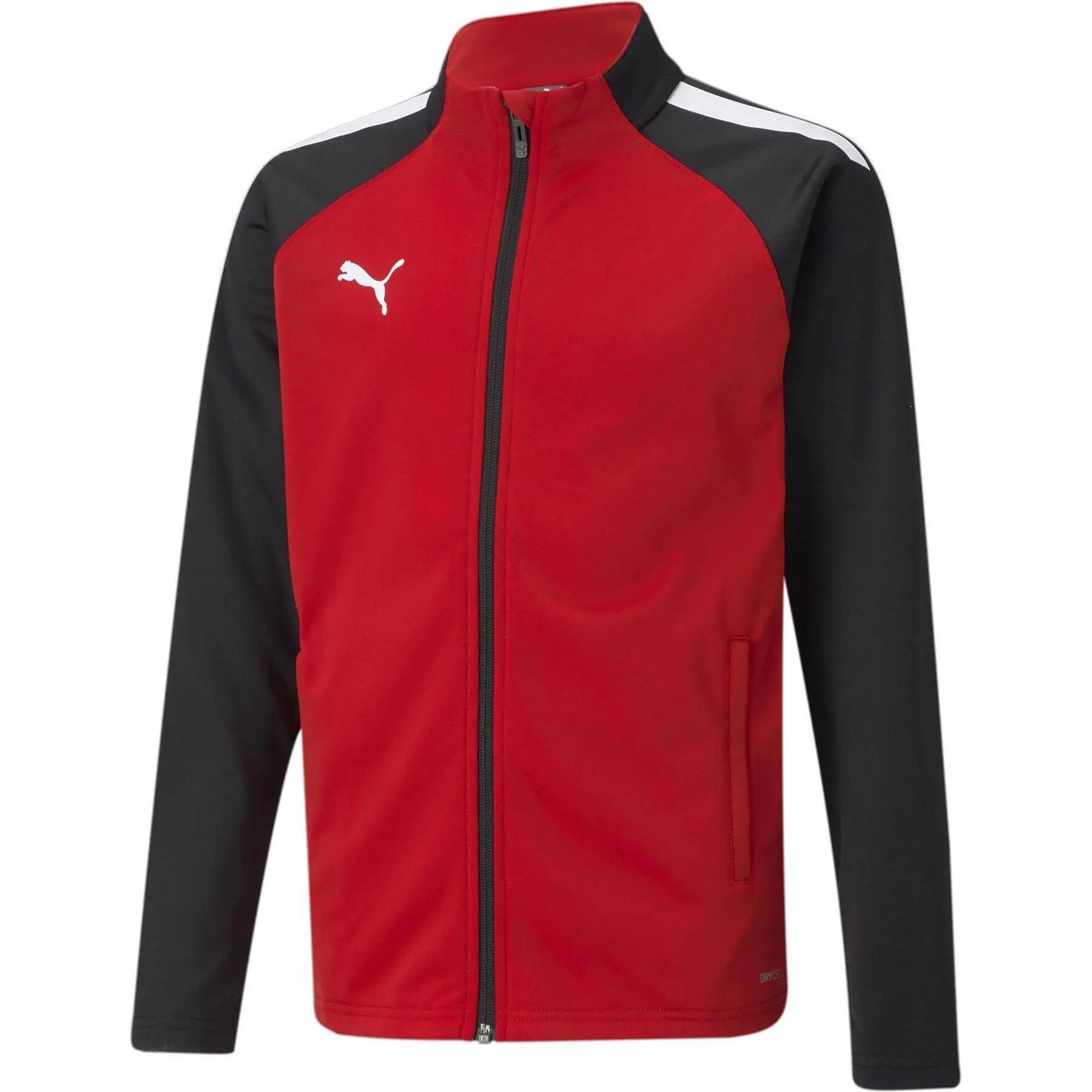 Puma Childrens/Kids Team Liga Training Tracksuit Top