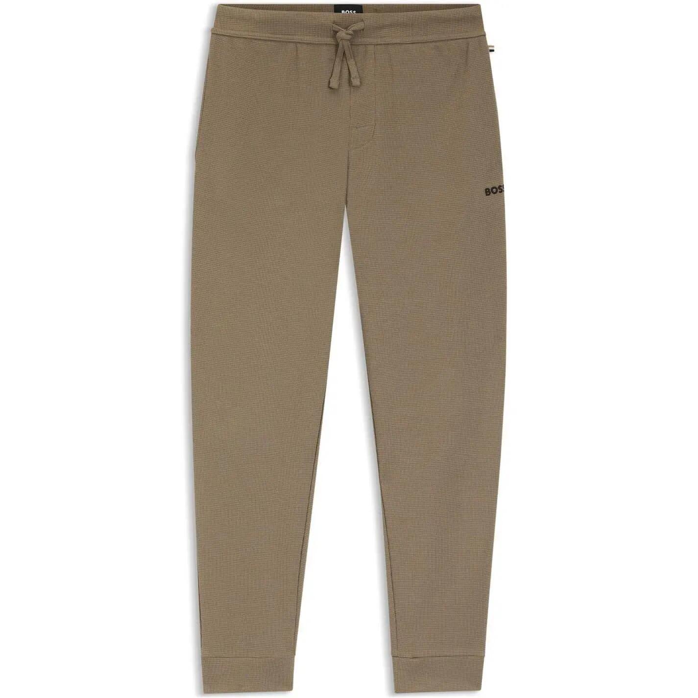 Boss Mens Waffle Knit Jogging Bottoms