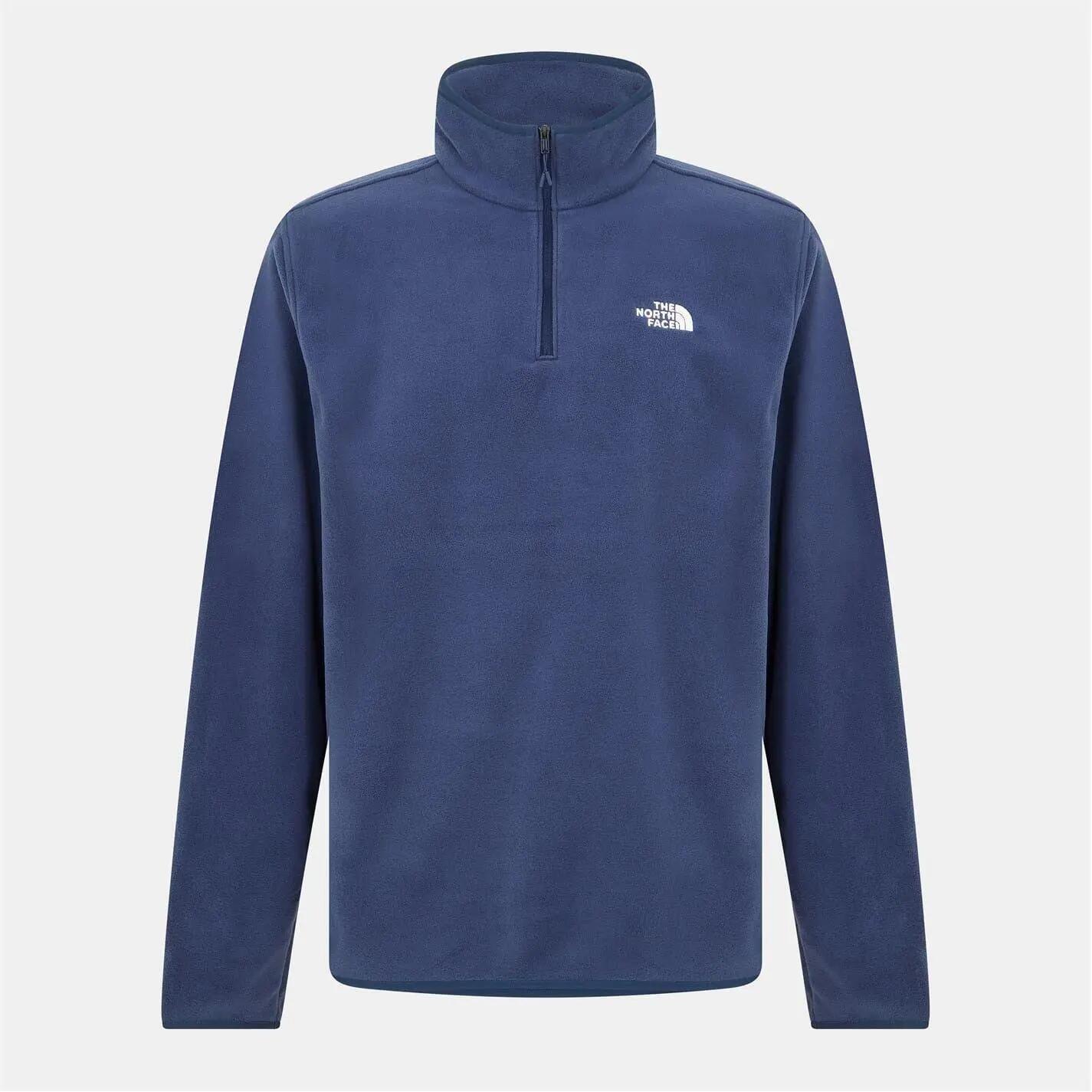 The North Face Mens Glacier Fleece Quarter Zip Sweatshirt