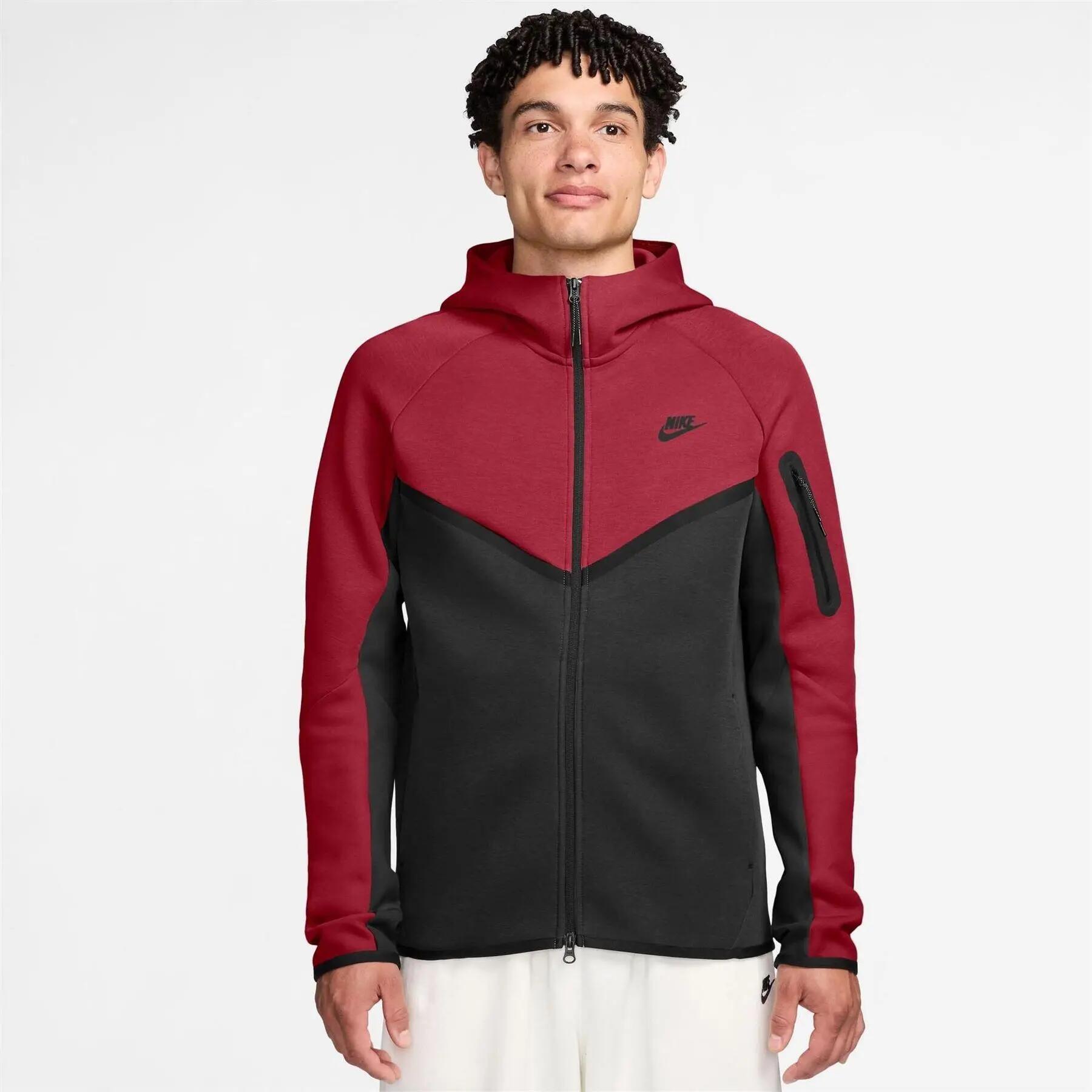 Nike Mens Tech Chevron Full Zip Hoodie