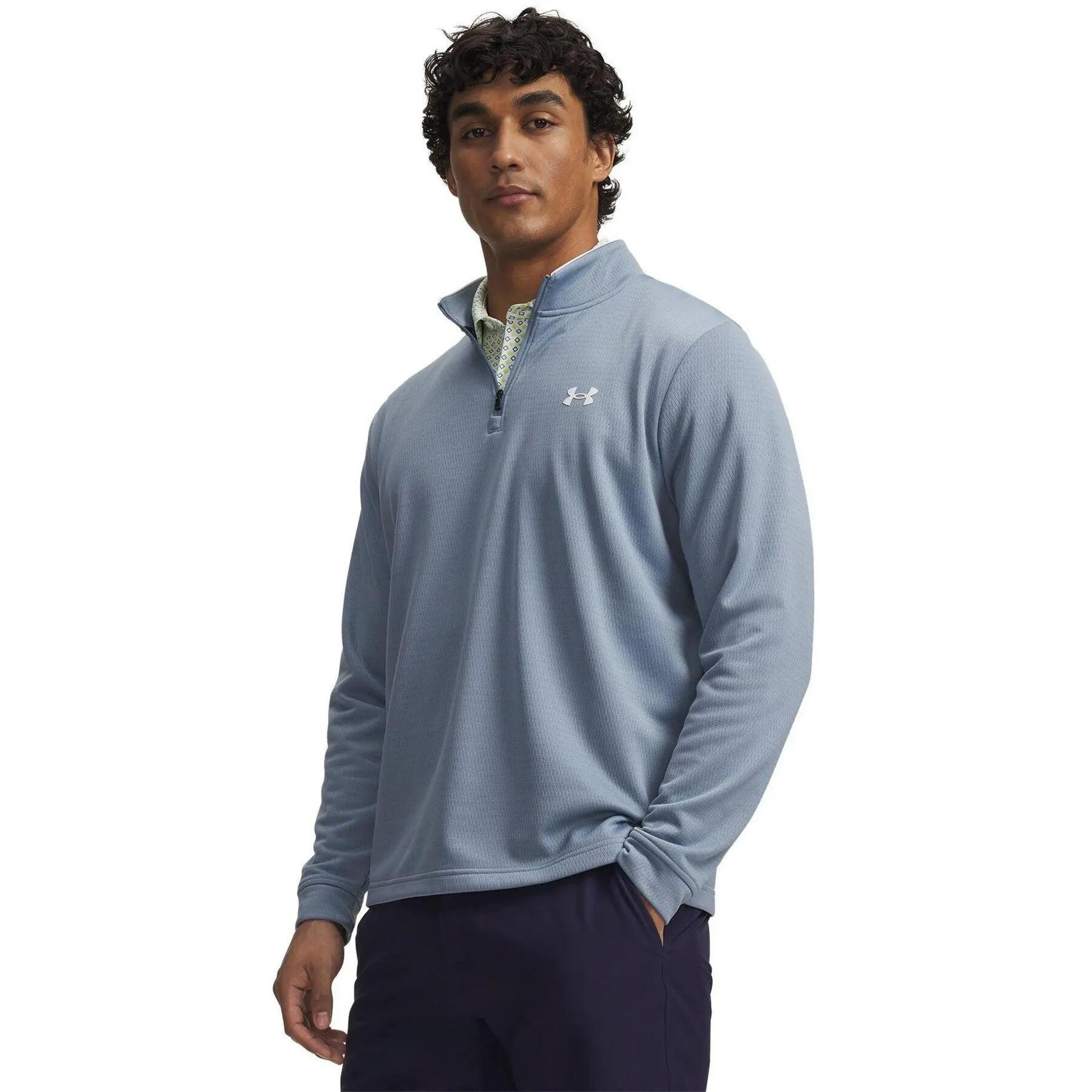 Under Armour Mens Matchplay Quarter Zip Fleece Top