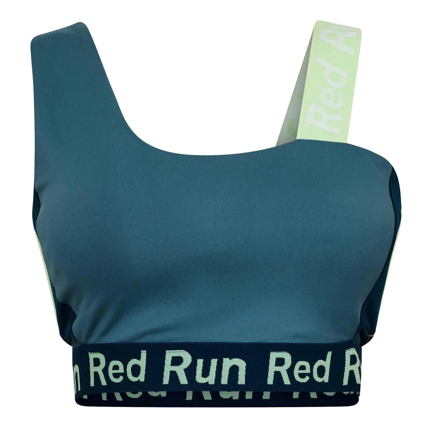 Red Run Womens/Ladies Skyline Colour Block Sports Bra