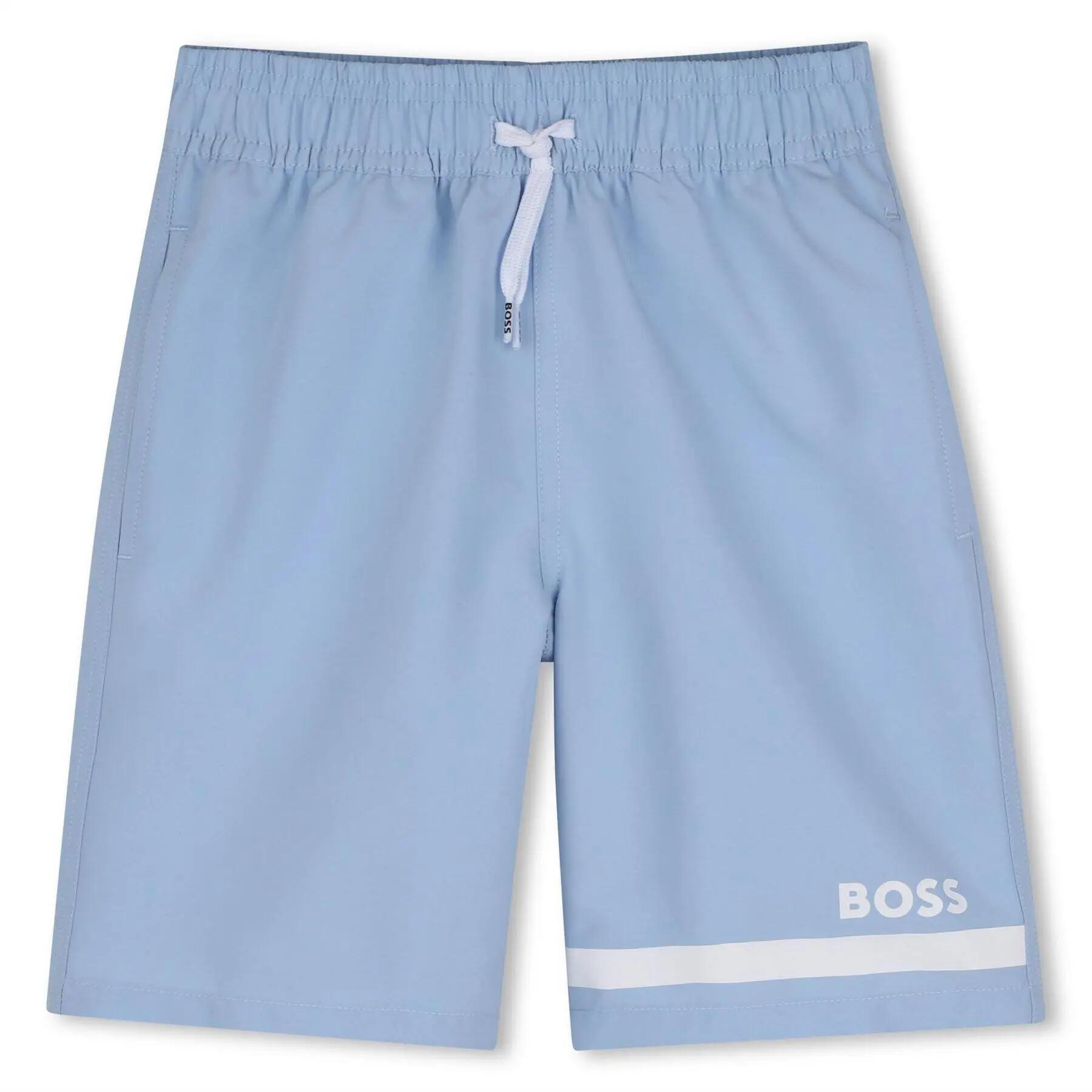 Boss Boys Logo Printed Shorts