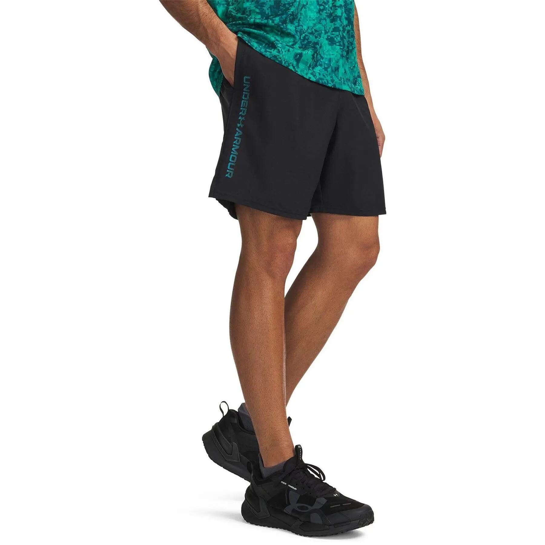 Under Armour Mens Vertical Logo Regular Shorts